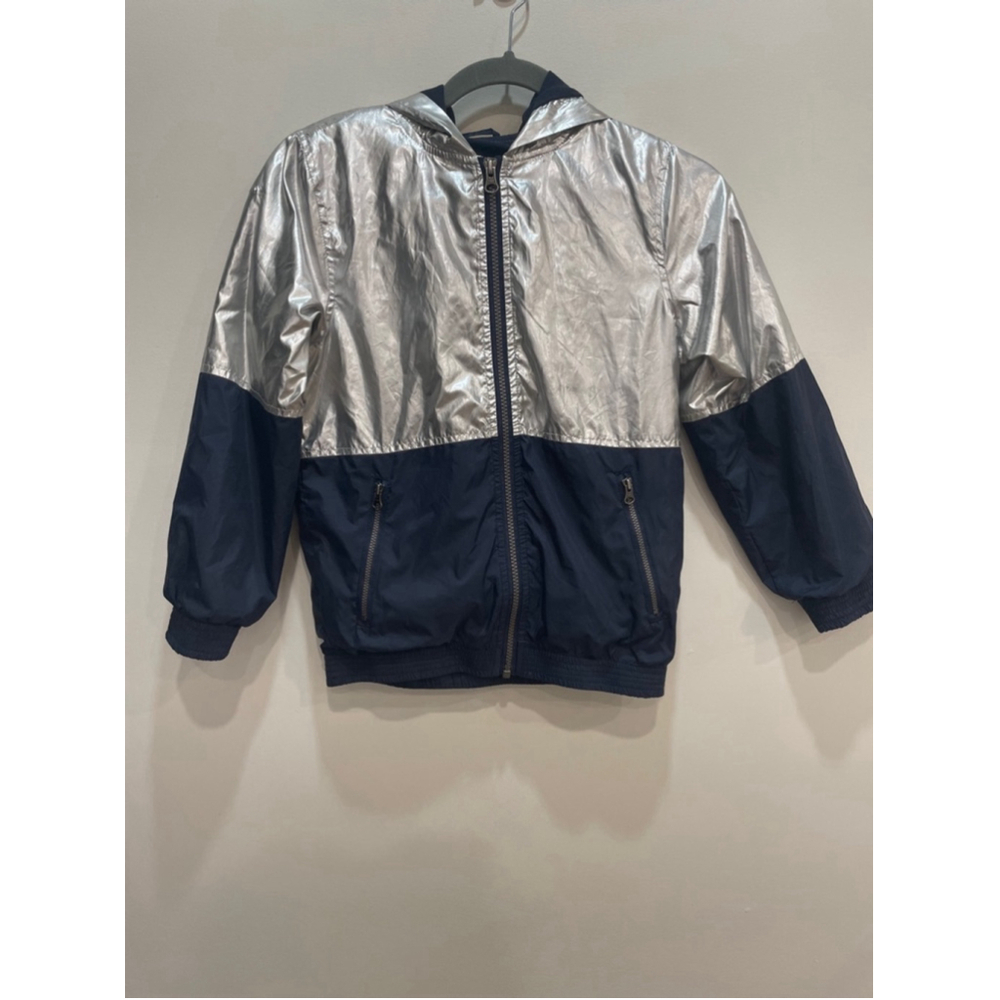 Hatley Sping Windbreaker Rain Coat Jacket 8 Zip Up Hood Kids Unisex